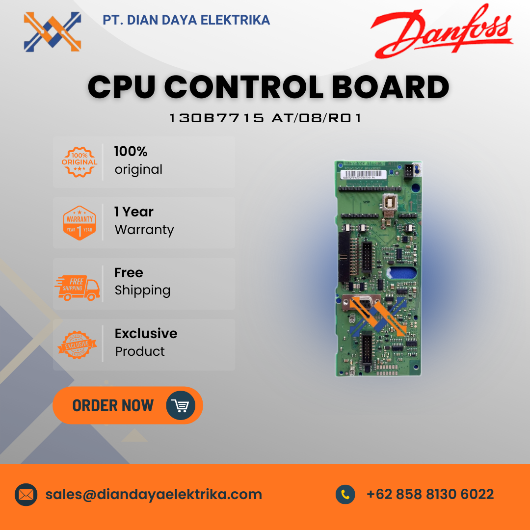 danfoss cpu control board 130b7715 at/08/r01 danfoss cpu control board 130b7715 at/08/r01
