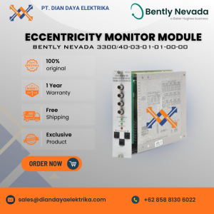bently nevada eccentricity monitor module 3300/40 03 01 01 00 00