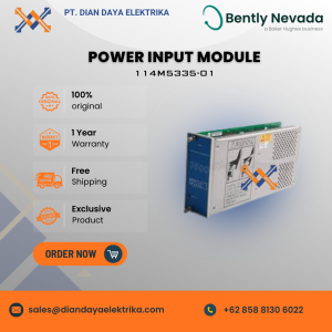 bently nevada power input module 114m5335 01