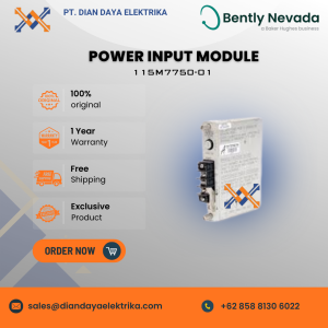 bently nevada power input module 115m7750 01