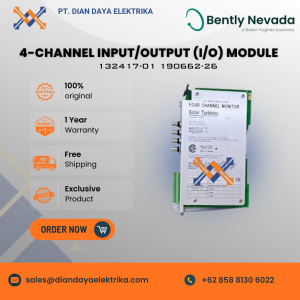 bently nevada 4 channel input/output (i/o) module 132417 01 190662 26