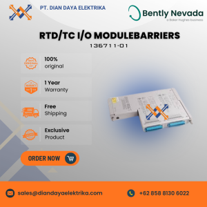 bently nevada rtd/tc i/o module 136711 01