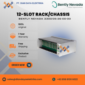 bently nevada 12 slot rack chassis 3300/05 26 00 00