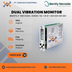 bently nevada dual vibration monitor module 3300/16 02 01 01 00 00 00