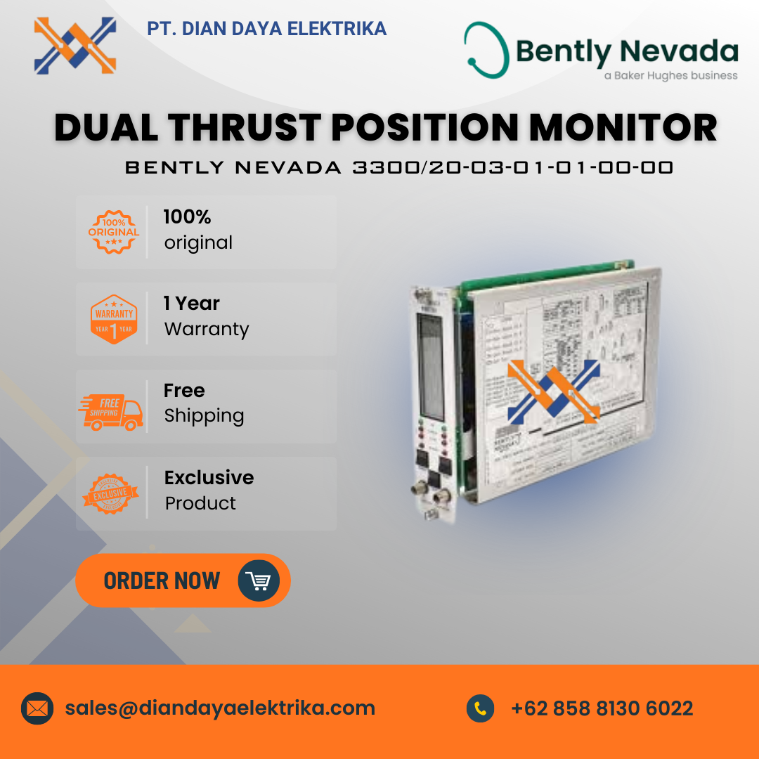 bently nevada dual thrust position monitor 3300/20 03 01 01 00 00 bently nevada dual thrust position monitor 3300/20 03 01 01 00 00