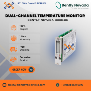 bently nevada dual channel temperature monitor 3300/36