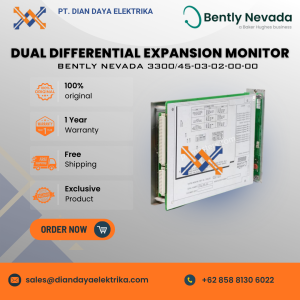 bently nevada dual differential expansion monitor module 3300/45 03 02 00 00