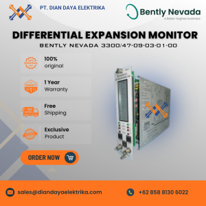 bently nevada differential expansion monitor 3300/47 09 03 01 00