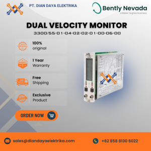 bently nevada dual velocity monitor 3300/55 01 04 02 02 01 00 06 00