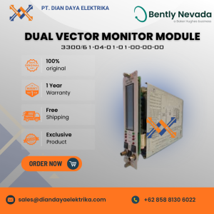 bently nevada dual vector monitor module 3300/61 04 01 01 00 00 00