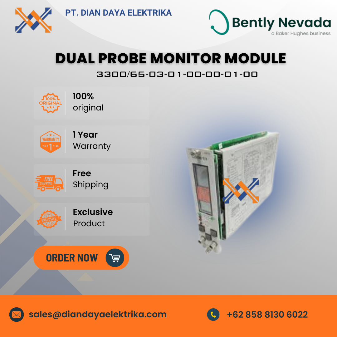 bently nevada dual probe monitor module 3300/65 03 01 00 00 01 00 bently nevada dual probe monitor module 3300/65 03 01 00 00 01 00