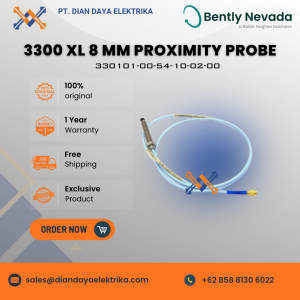 bently nevada 3300 xl 8 mm proximity probe 330101 00 54 10 02 00