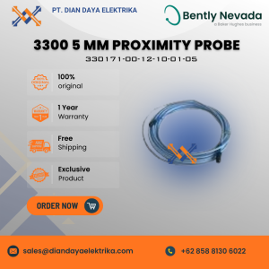 bently nevada 3300 5 mm proximity probe 330171 00 12 10 01 05