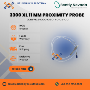 bently nevada 3300 xl 11 mm proximity probe 330703 000 080 10 02 00