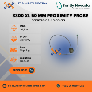 bently nevada 3300 xl 50 mm proximity probe 330876 02 10 00 00