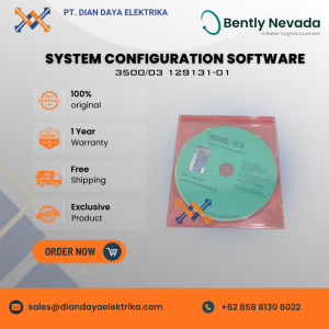 bently nevada system configuration software 3500/03 129131 01
