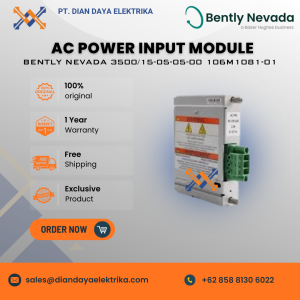 bently nevada ac power input module 3500/15 05 05 00 106m1081 01