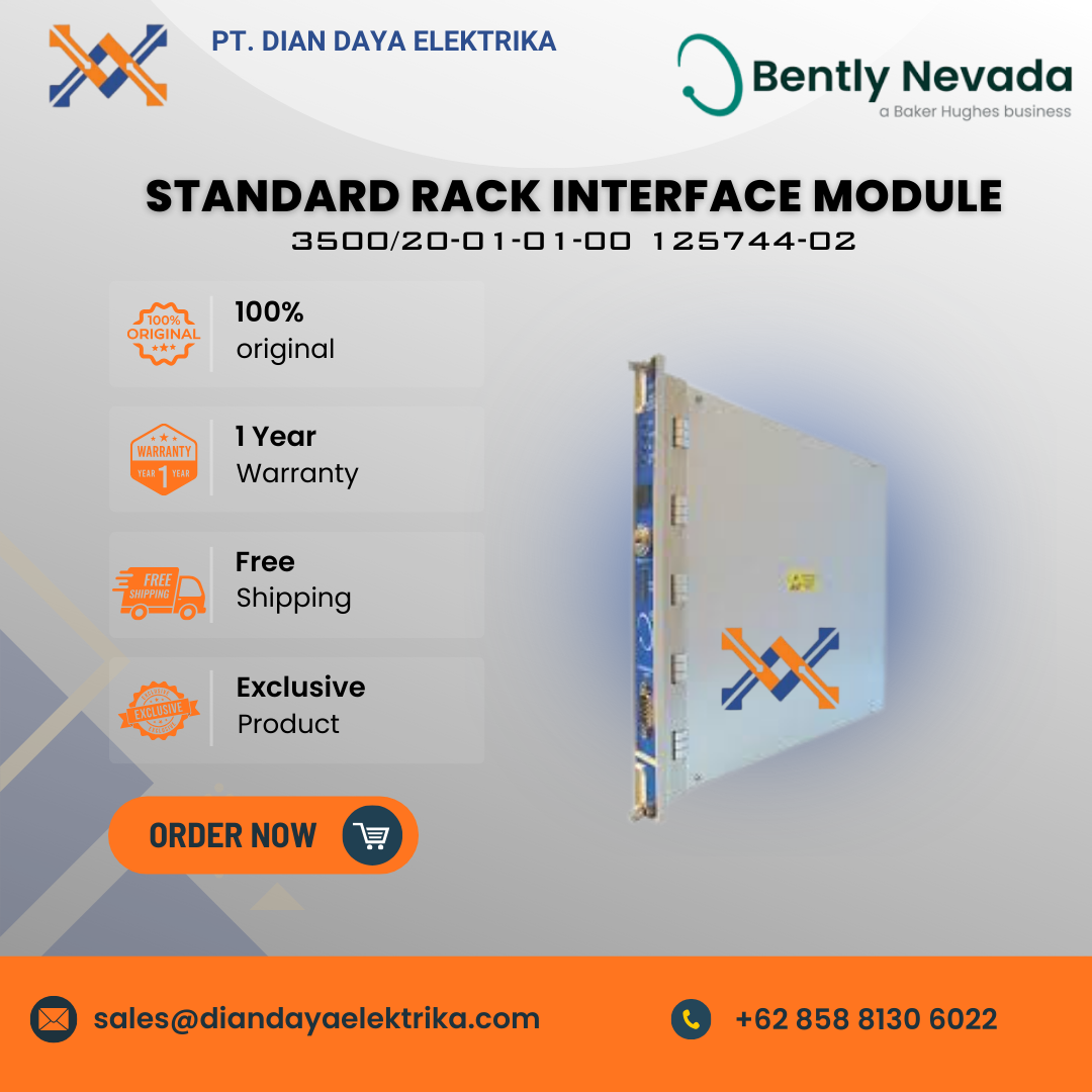 bently nevada standard rack interface module 3500/20 01 01 00 125744 02 bently nevada standard rack interface module 3500/20 01 01 00 125744 02