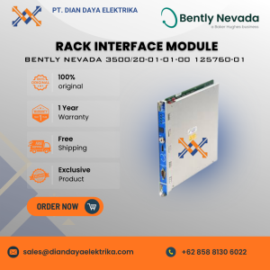 bently nevada rack interface module 3500/20 01 01 00 125760 01