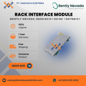 bently nevada rack interface module 3500/20 01 02 00 125768 01