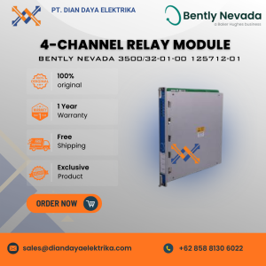 bently nevada 4 channel relay module 3500/32 01 00 125712 01