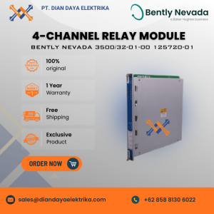 bently nevada 4 channel relay module 3500/32 01 00 125720 01