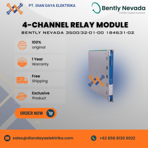 bently nevada 4 channel relay module 3500/32 01 00 184631 02
