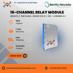 bently nevada 16 channel relay module 3500/33 01 00 149986 01