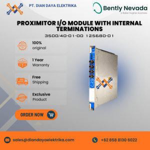 bently nevada proximitor i/o module with internal terminations 3500/40 01 00 125680 01