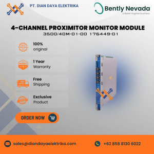 bently nevada 4 channel proximitor monitor module 3500/40m 01 00 176449 01