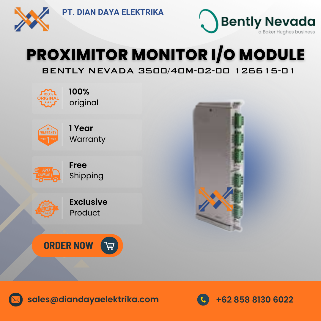 bently nevada proximitor i/o module 3500/40m 02 00 126615 01 bently nevada proximitor i/o module 3500/40m 02 00 126615 01