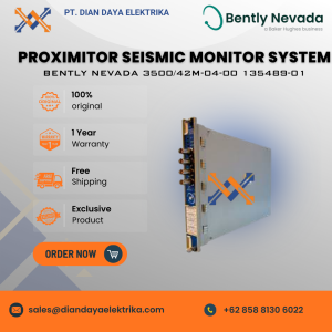 bently nevada proximitor seismic monitor system 3500/42m 04 00 135489 01