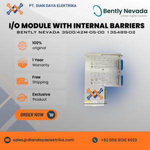 bently nevada i/o module with internal barriers 3500/42m 05 00 135489 02