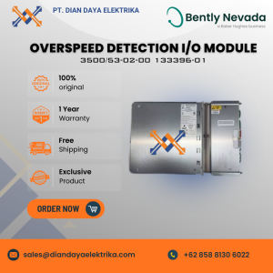 bently nevada overspeed detection i/o module 3500/53 02 00 133396 01
