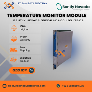 bently nevada temperature monitor module 3500/61 01 00 163179 02