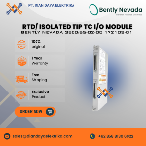 bently nevada rtd/ isolated tip tc i/o module 3500/65 02 00 172109 01