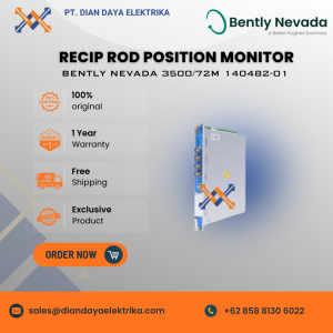 bently nevada recip rod position monitor 3500/72m 140482 01