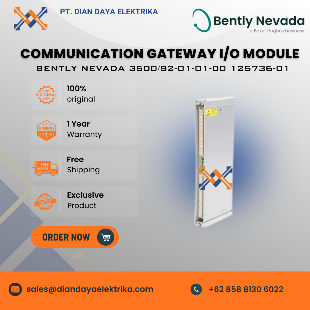 bently nevada communication gateway i/o module 3500/92 01 01 00 125736 01 bently nevada communication gateway i/o module 3500/92 01 01 00 125736 01