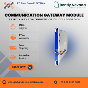 bently nevada communication gateway module 3500/92 02 01 00 133323 01