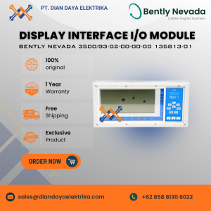 bently nevada display interface i/o module 3500/93 02 00 00 00 135813 01