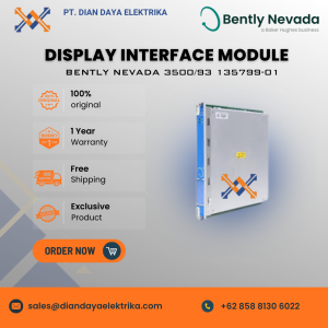 bently nevada display interface module 3500/93 135799 01