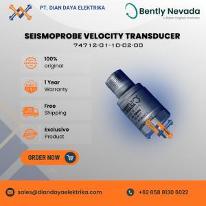 bently nevada seismoprobe velocity transducer 74712 01 10 02 00