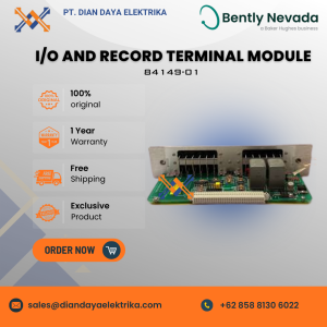 bently nevada i/o and record terminal module 84149 01