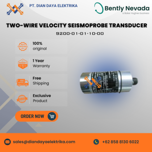 bently nevada two wire seismoprobe velocity transducer 9200 01 01 10 00