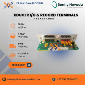 bently nevada xducer i/o & record terminals assy83729 01