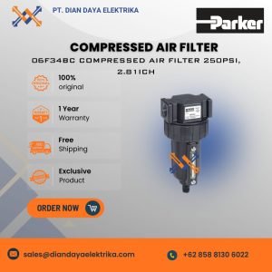parker 06f34bc 250psi, 2.81ich compressed air filter