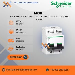 schneider a9n18363 acti9 c120n 2p c 125a 10000a 415v