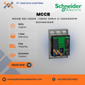schneider ns1250n 1250a 50ka c125n320fm mccb