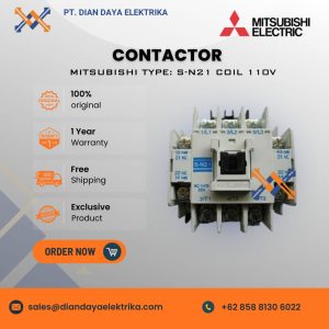 mitsubishi type: s n21 coil 110v contactor