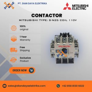 mitsubishi type: s n25 coil 110v contactor
